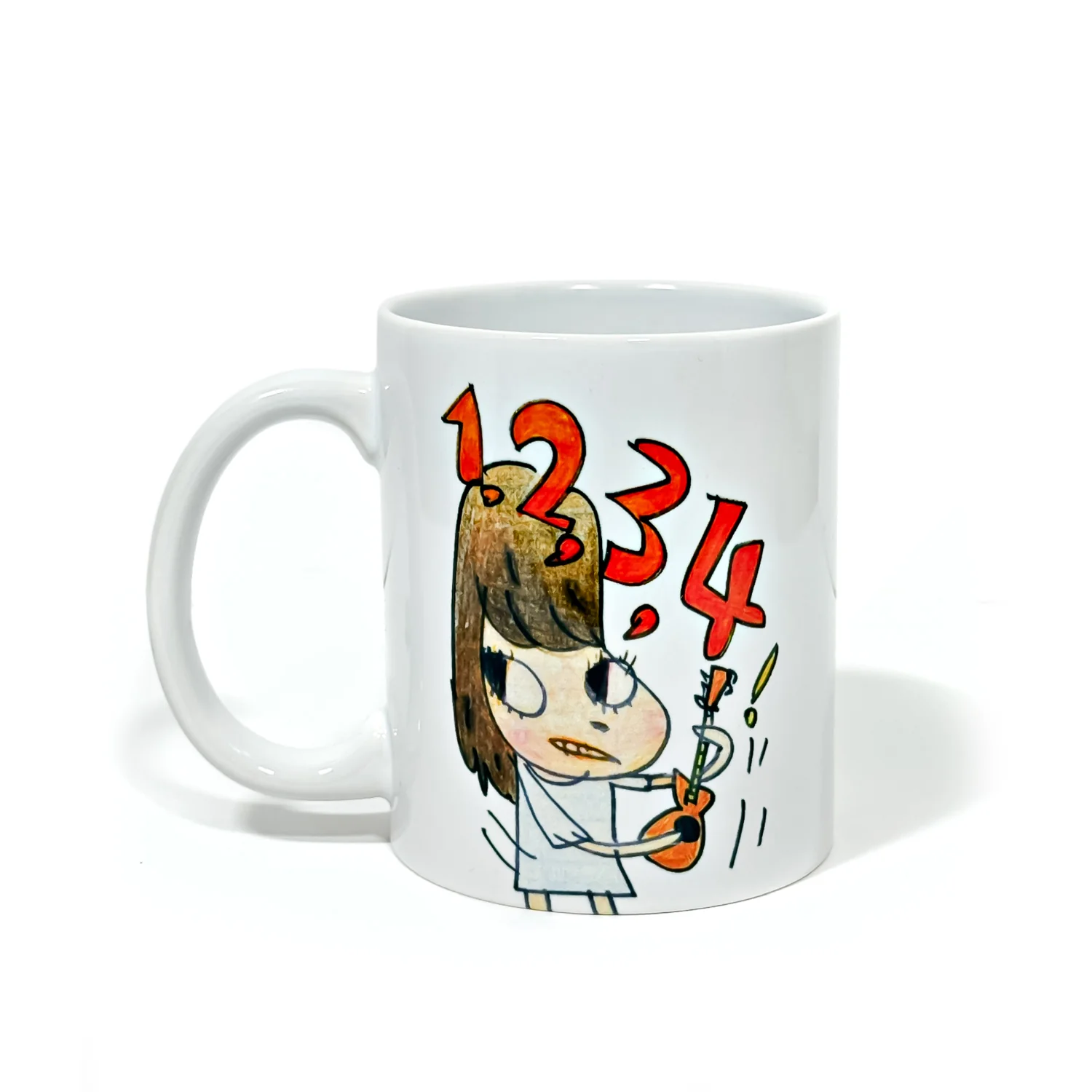 1, 2, 3, 4! - Yoshitomo Nara Mug