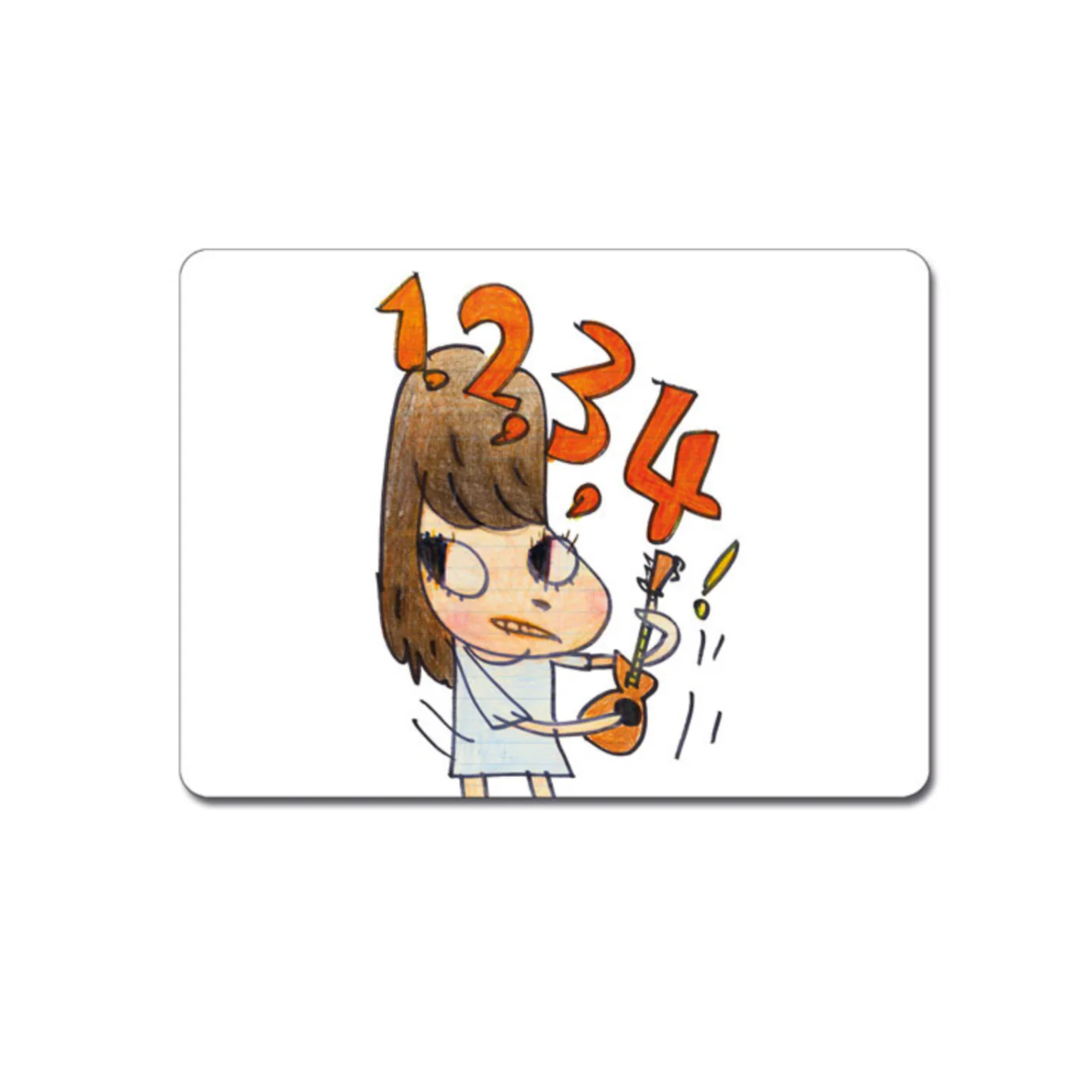 1, 2, 3, 4! - Yoshitomo Nara Placemat