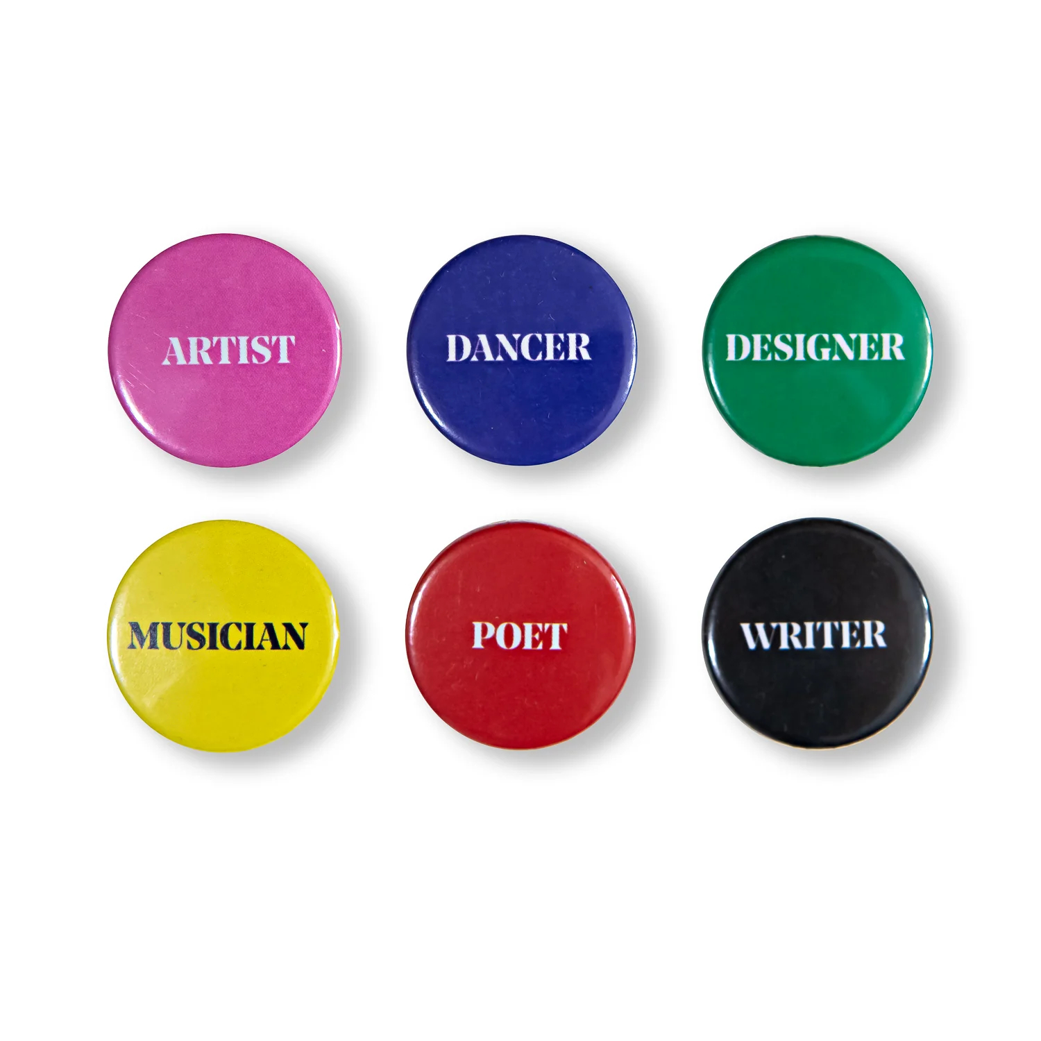 Artist Poet Musician Assorted Badge