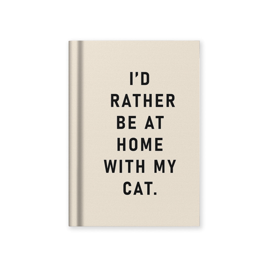 At Home With My Cat Mini Notebook
