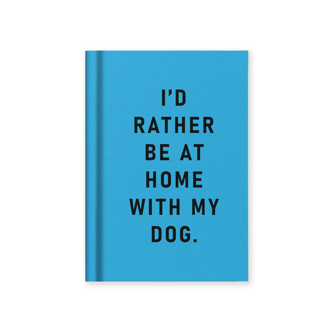 At Home With My Dog Mini Notebook