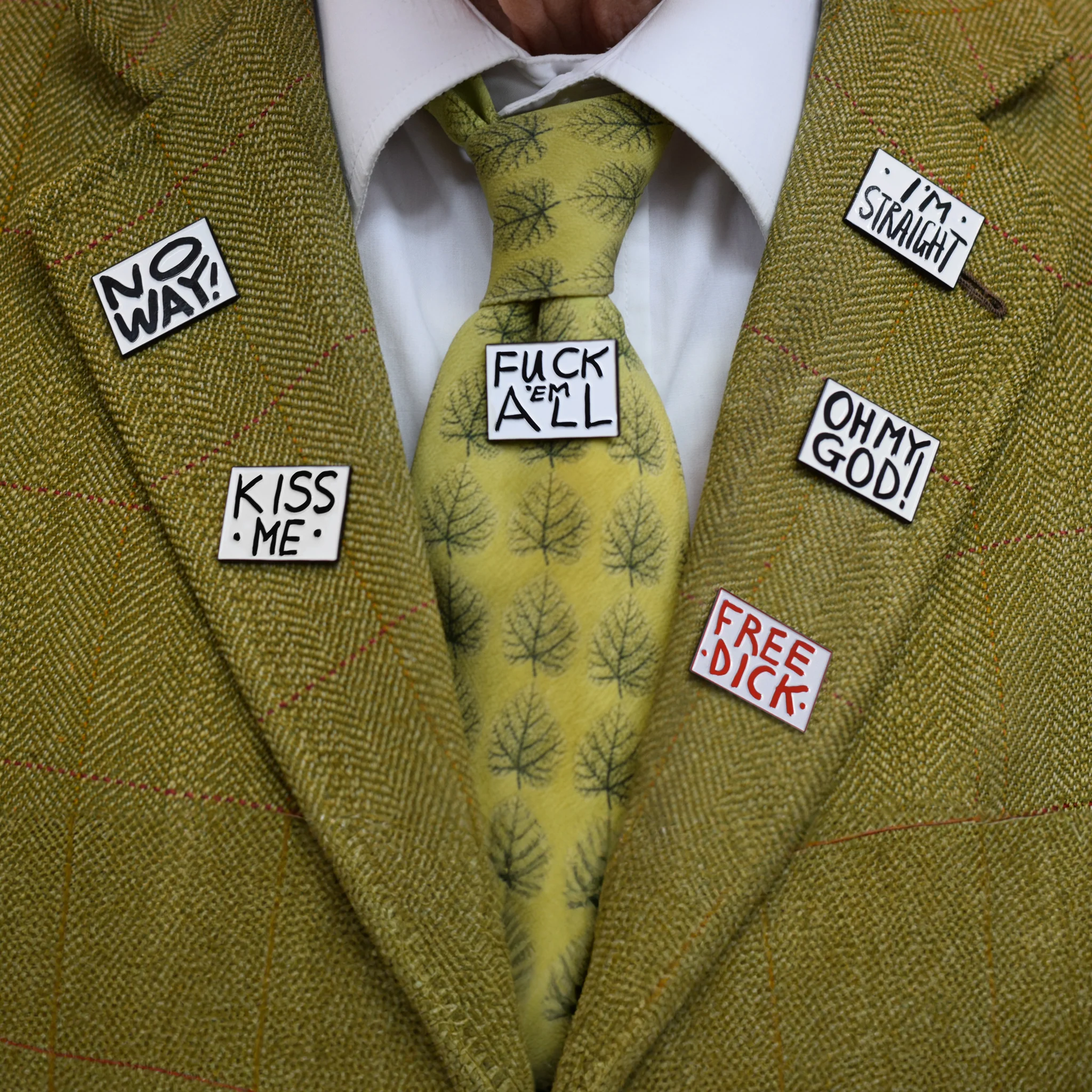 I'M STRAIGHT - Gilbert & George Badge - Image 3