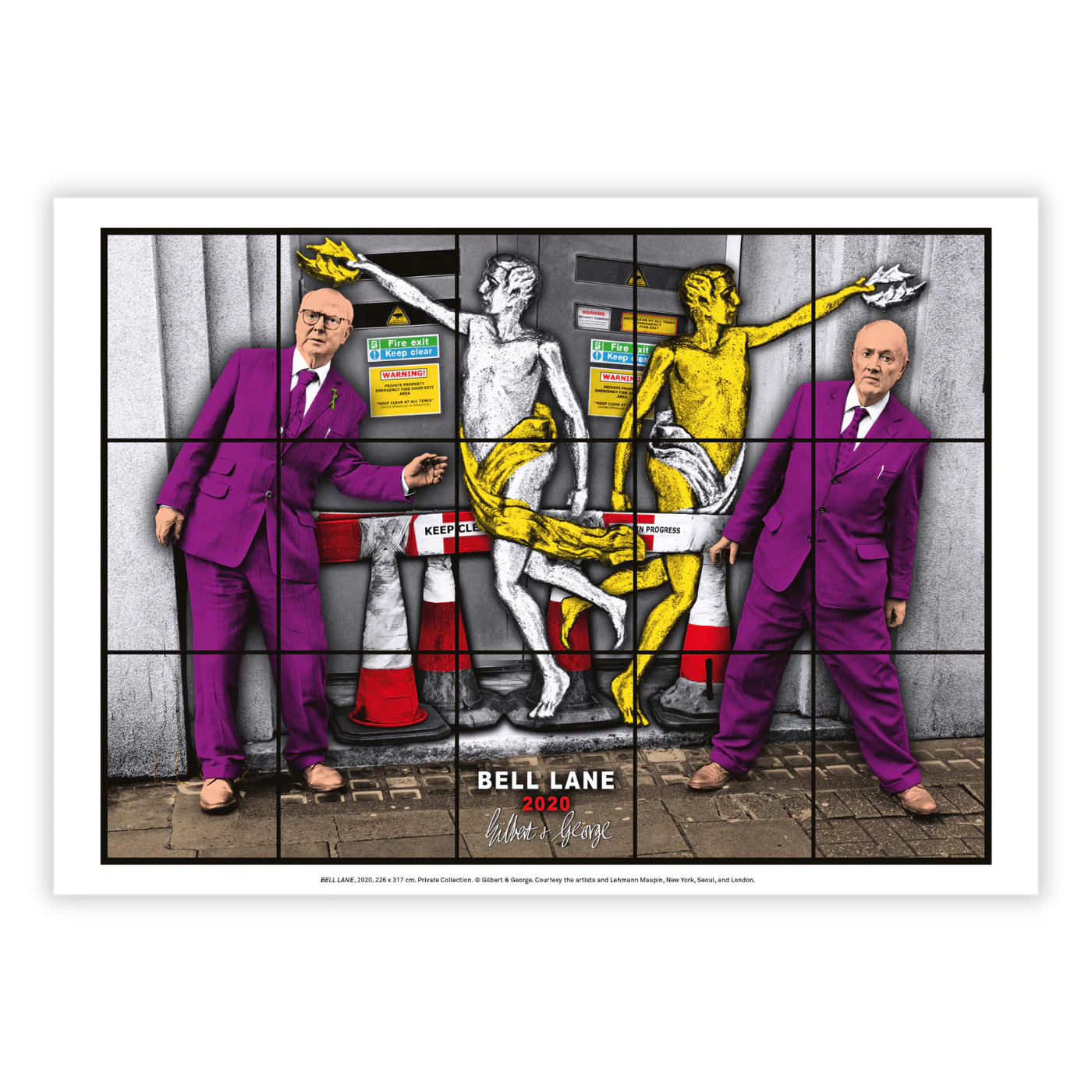 BELL LANE - Gilbert & George Mini Print