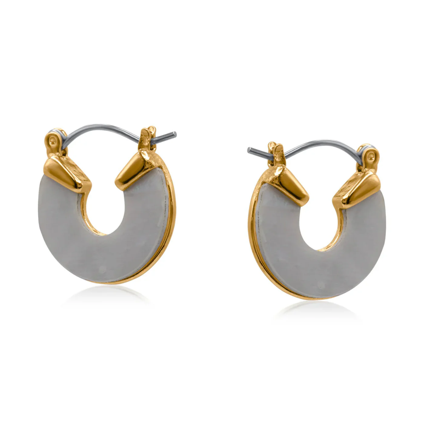 Bellas Descrete Hoop Earrings - Image 2