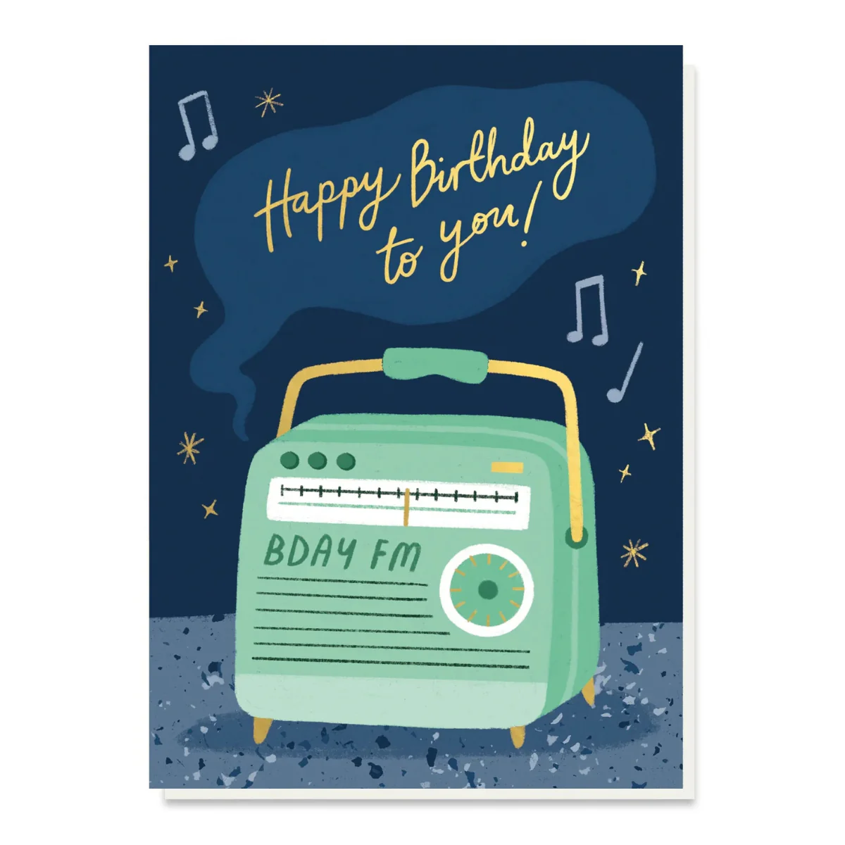 Birthday FM Greetings Card