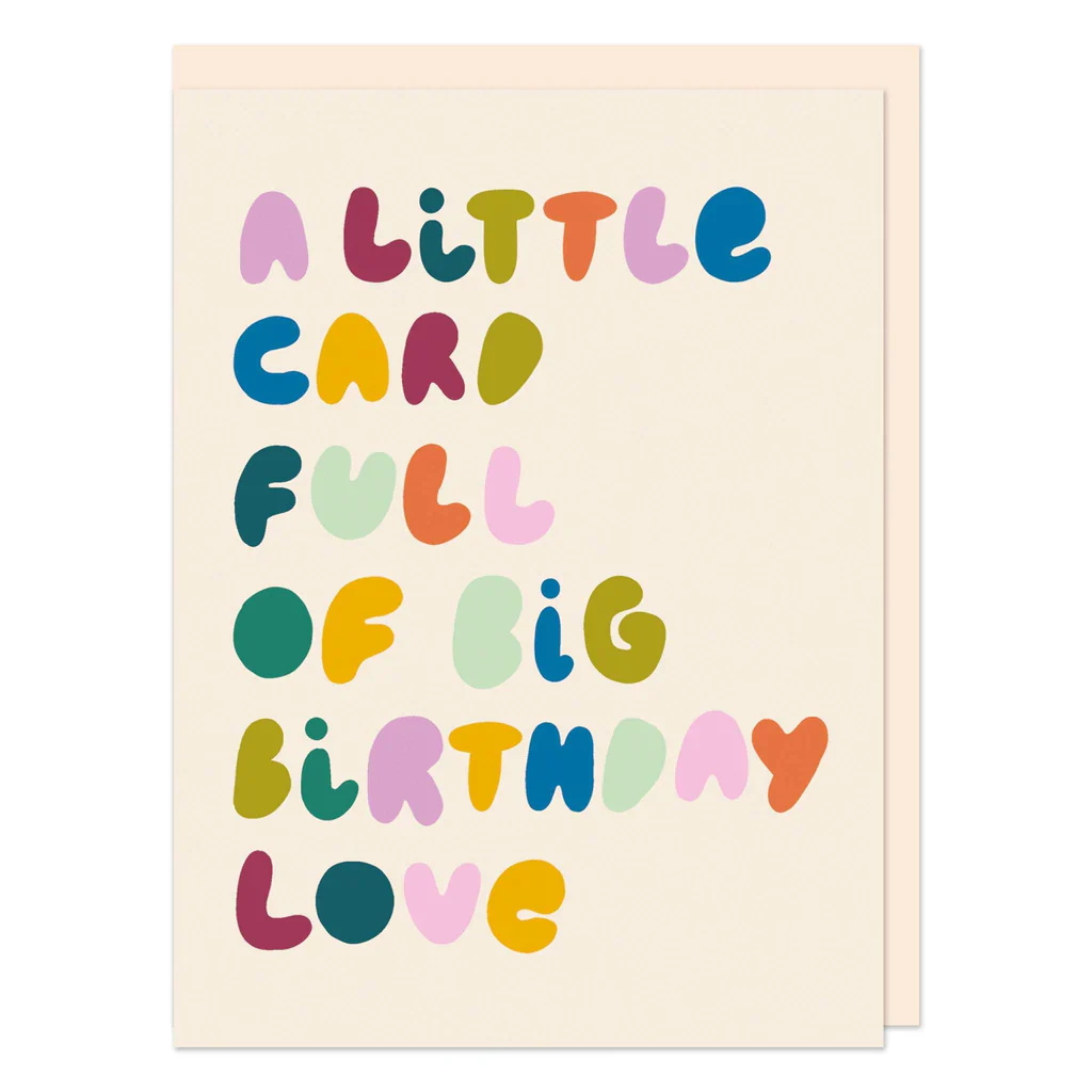 Birthday Love Mini Card