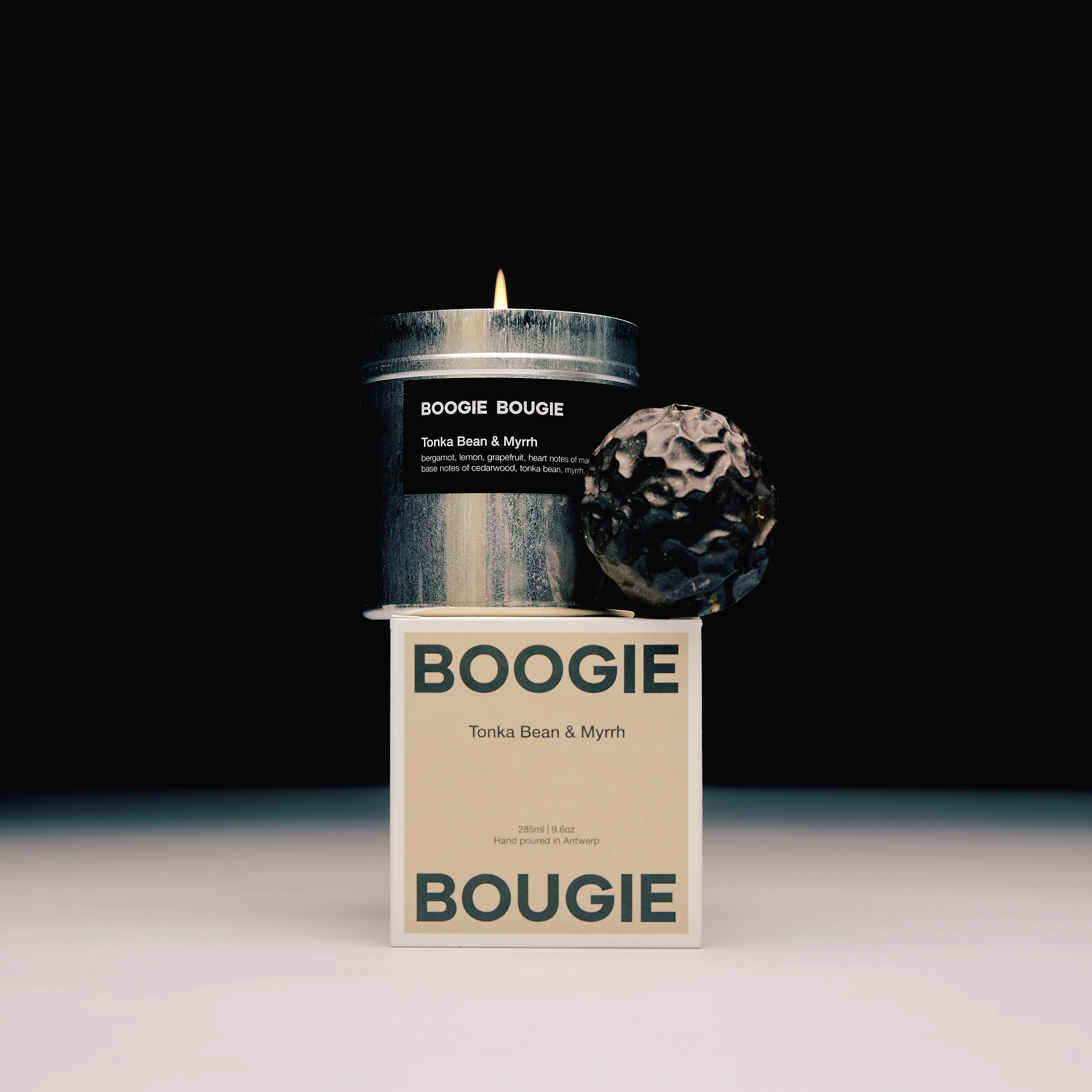 Boogie Bougie Tonka Bean & Myrrh Candle - Image 2