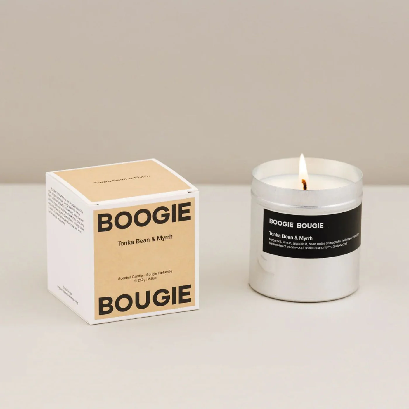 Boogie Bougie Tonka Bean & Myrrh Candle - Image 3