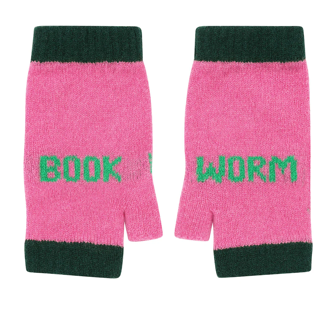 Book Worm Fingerless Gloves