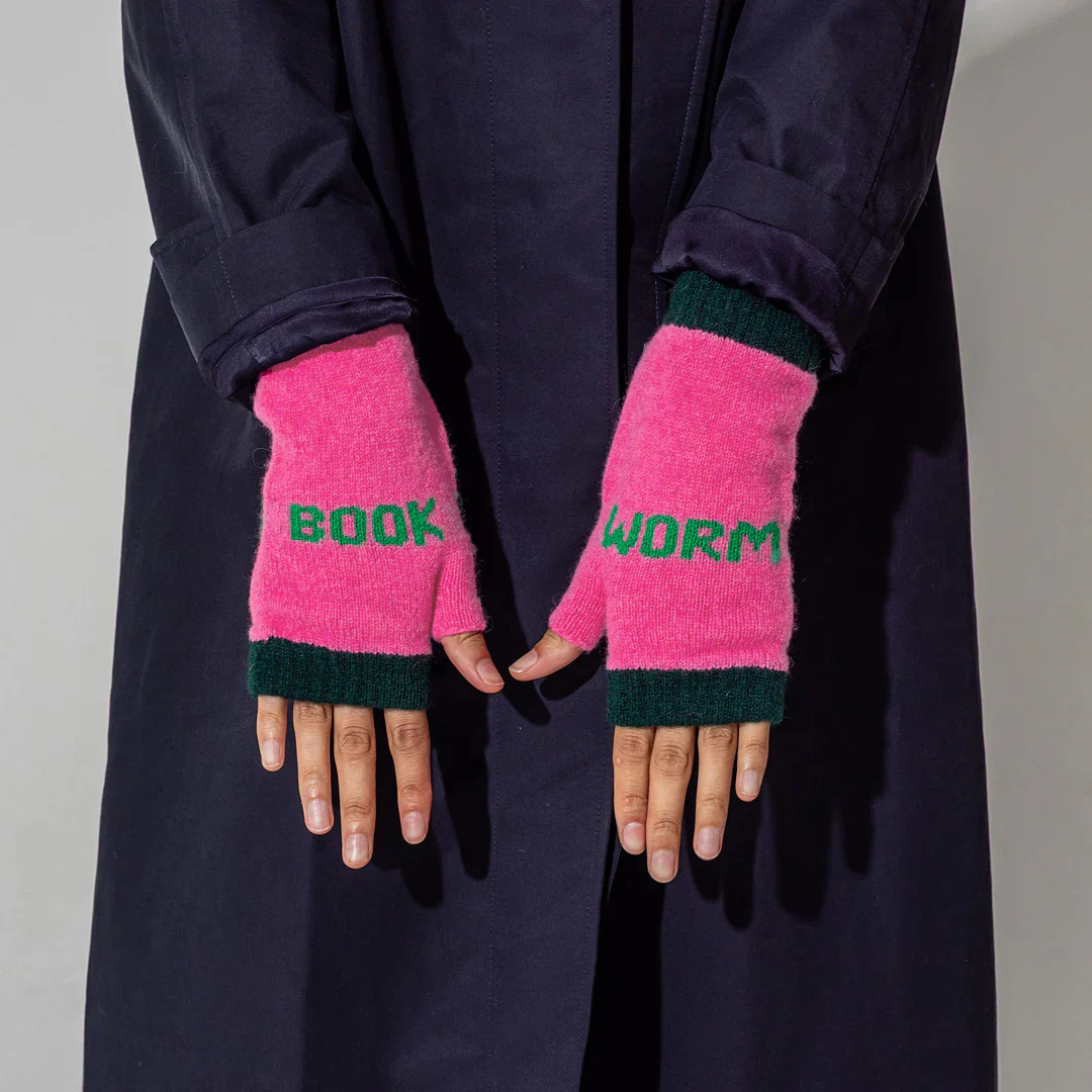 Book Worm Fingerless Gloves - Image 4