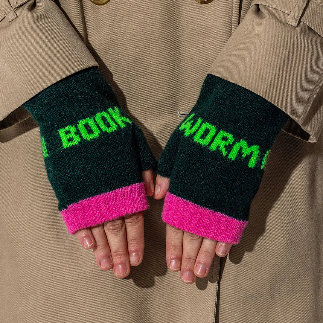Book Worm Fingerless Gloves - Image 6