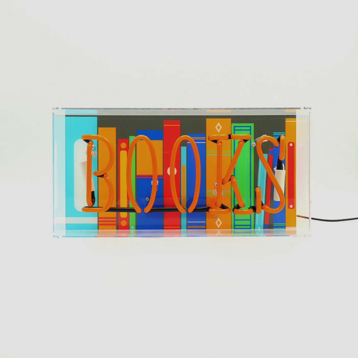 Books Sign Neon Lightbox - Image 3