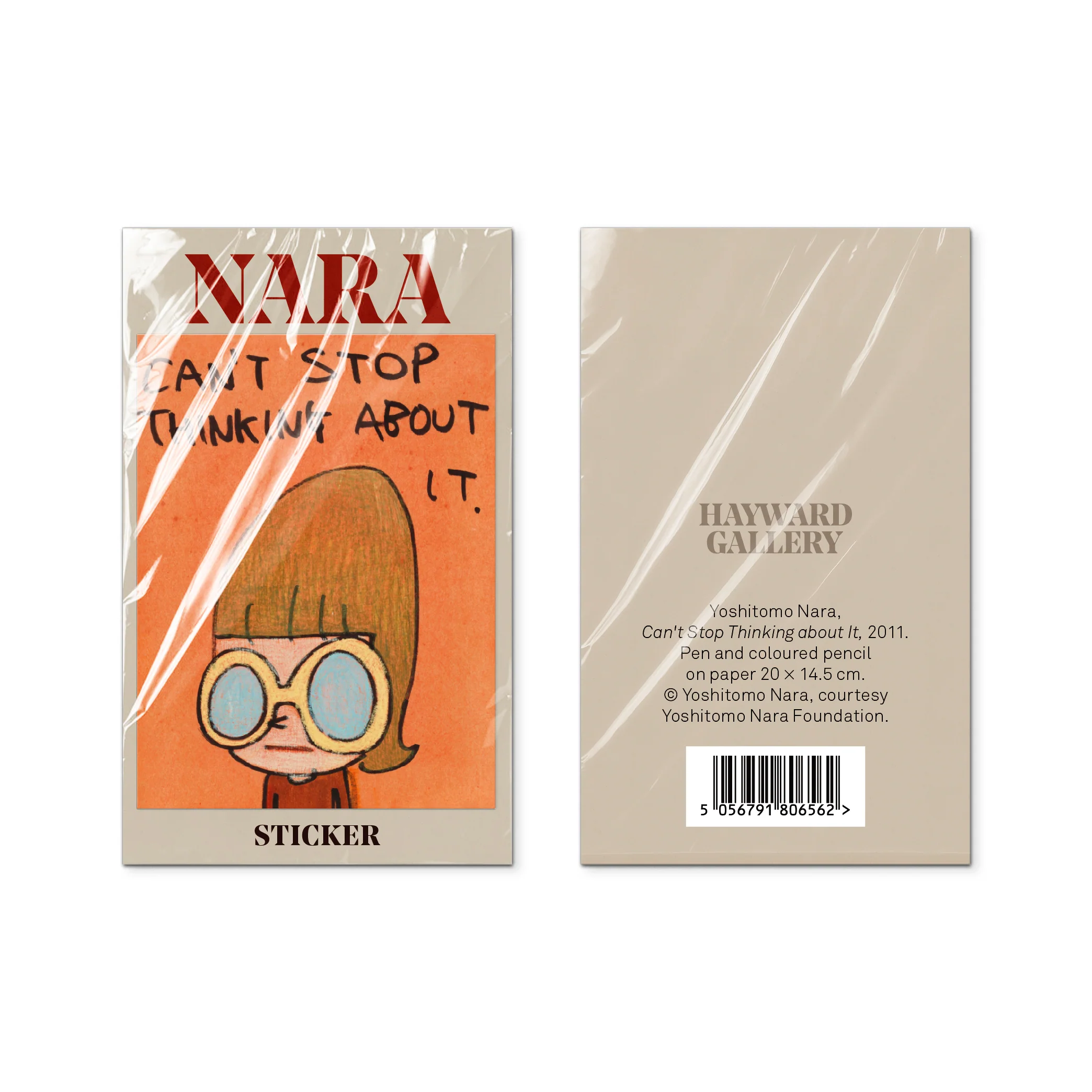 Can't Stop Thinking about It  - Yoshitomo Nara Sticker - Image 2