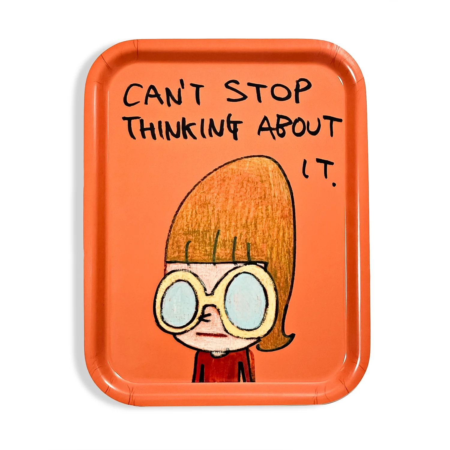 Can't Stop Thinking about It - Yoshitomo Nara Tray