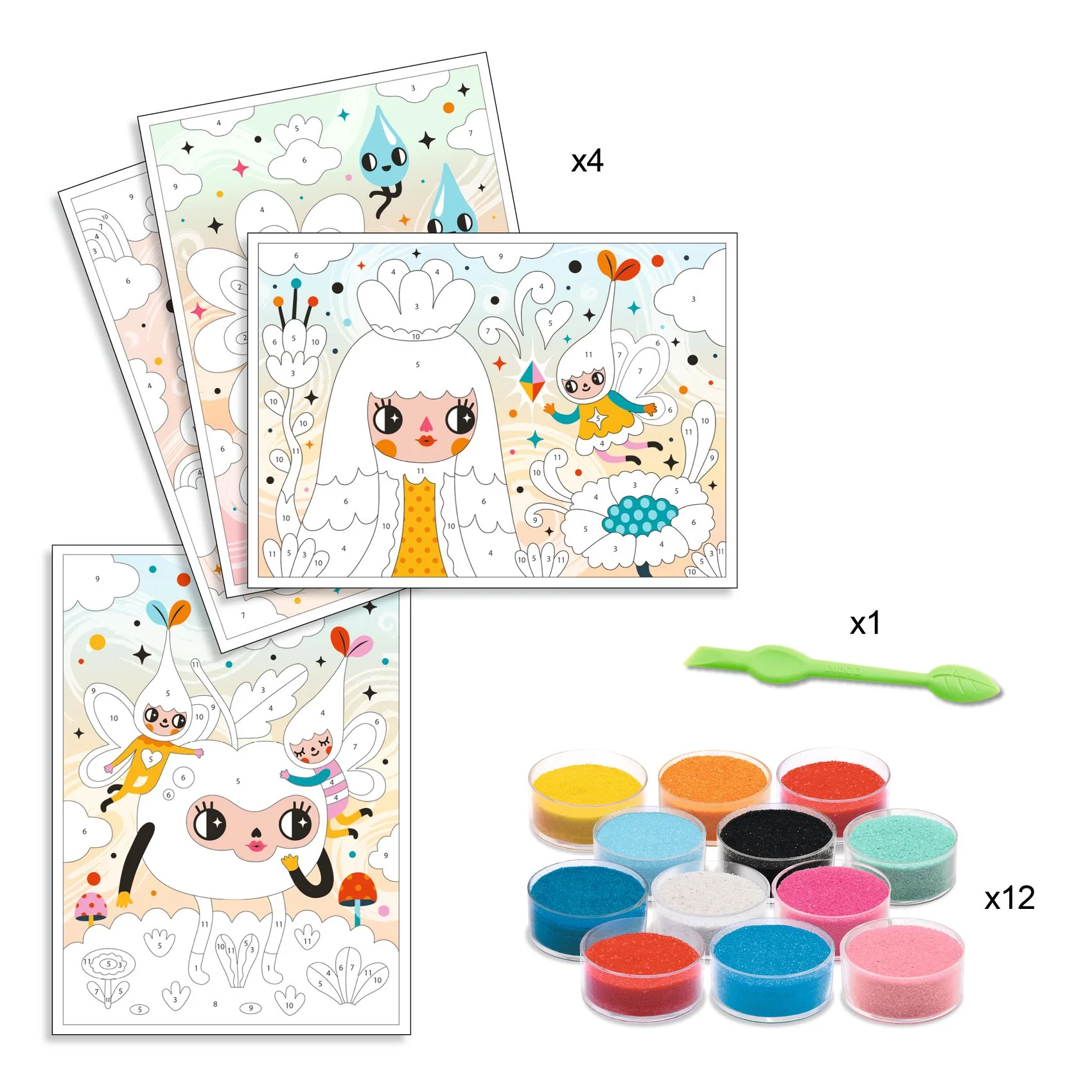 Cute Coloured Sand Kit - Image 2