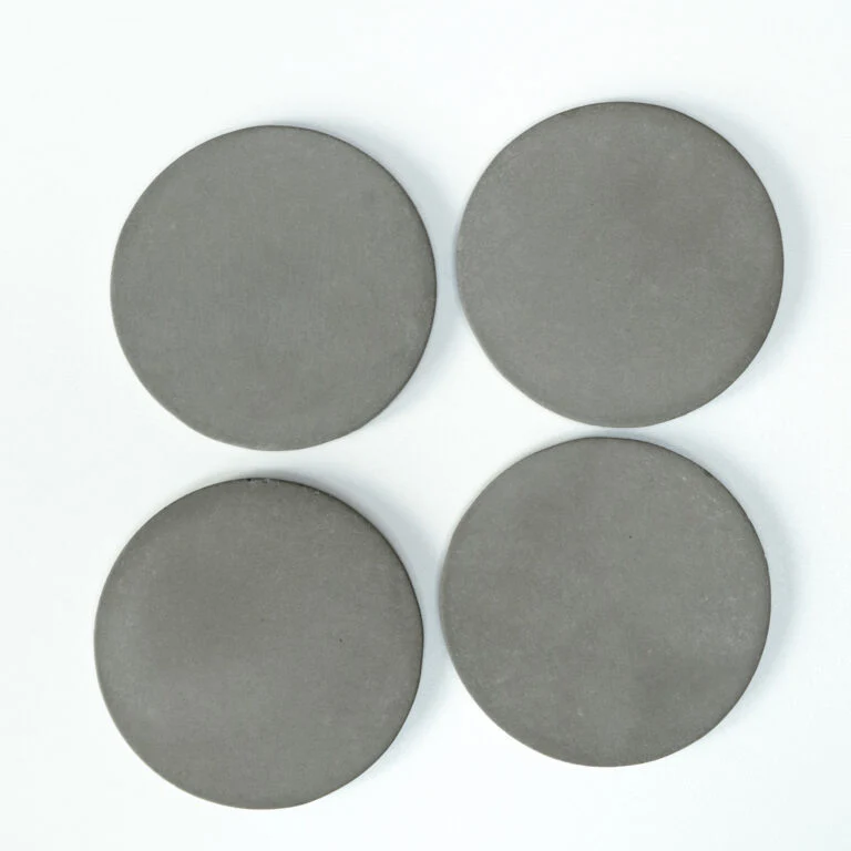 Round Concrete Coaster Set - Image 3