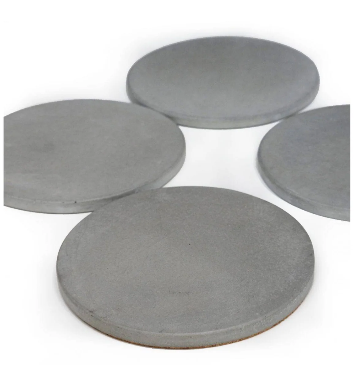 Round Concrete Coaster Set - Image 4