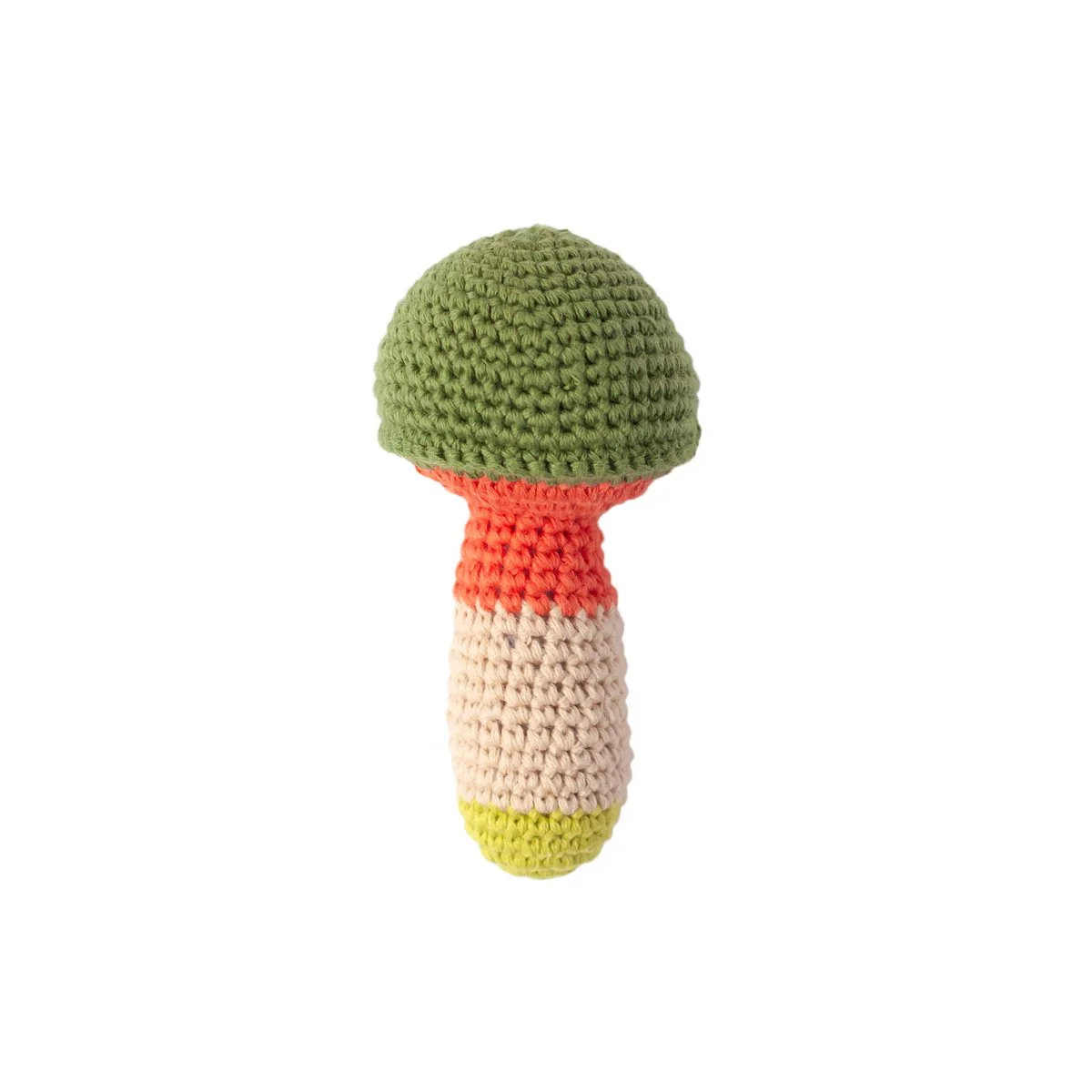 Crochet Rattle Mushroom