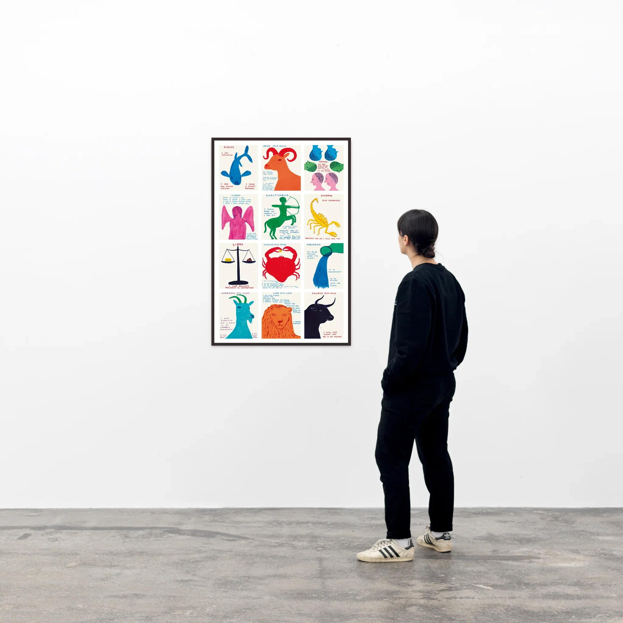 David Shrigley | Signs of the Zodiac Maxi Poster - Image 3