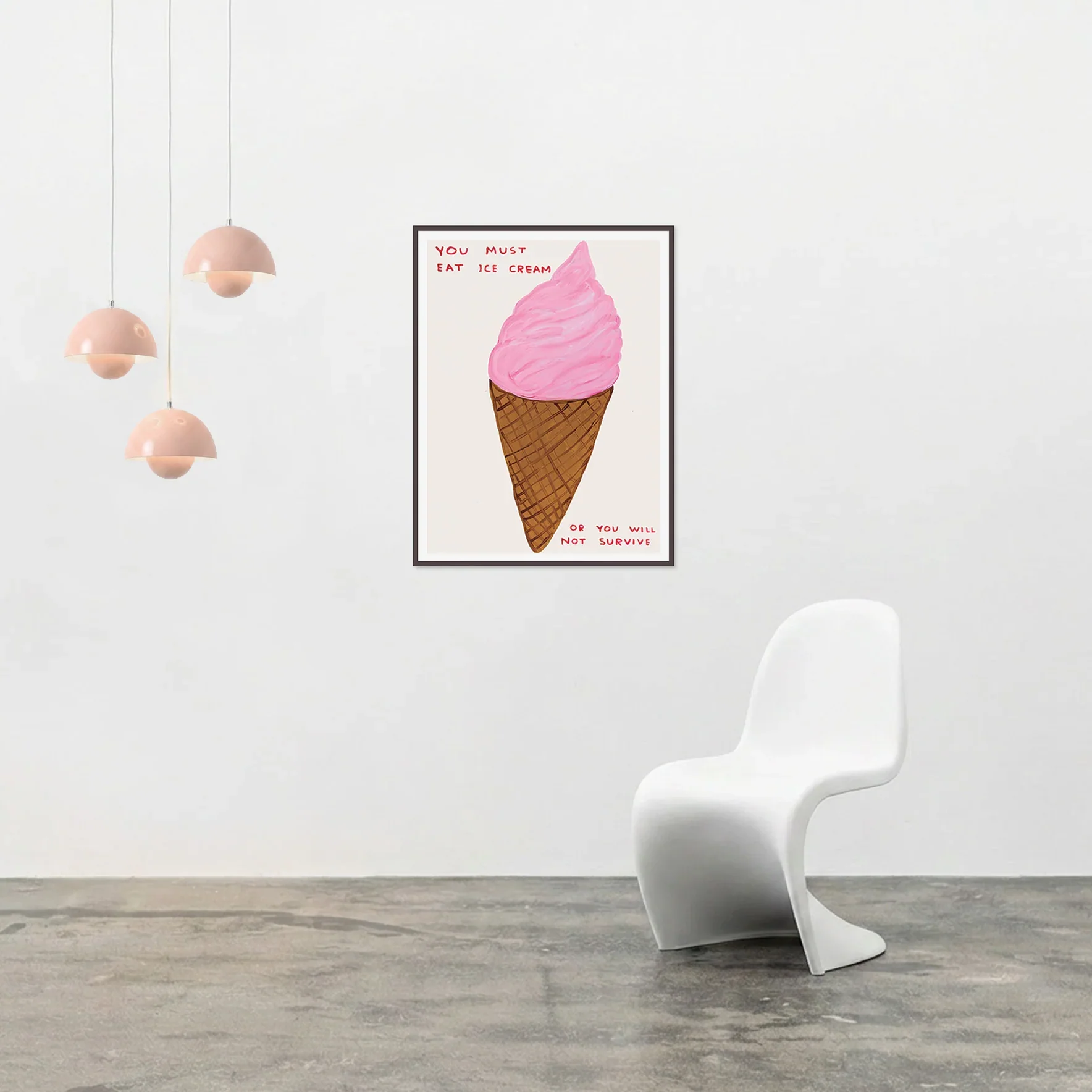 David Shrigley | You Must Eat Ice Cream Poster - Image 3