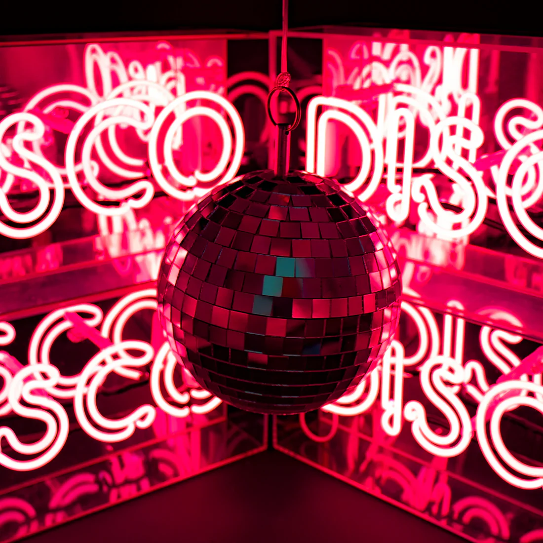 Disco Glass Neon Sign - Image 3