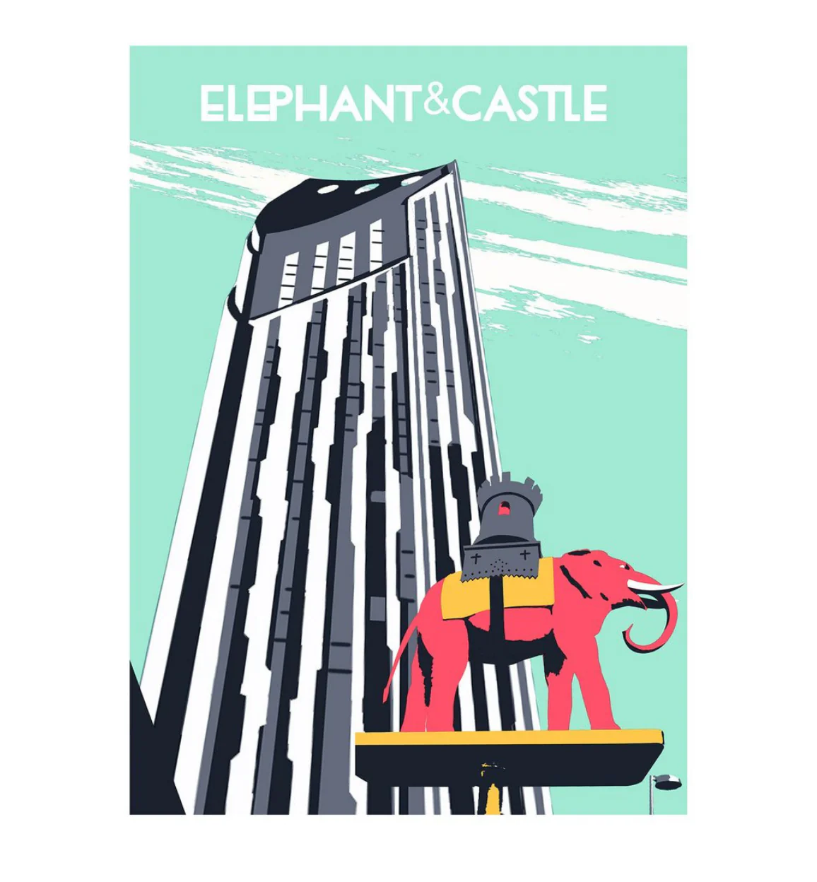Elephant & Castle Print