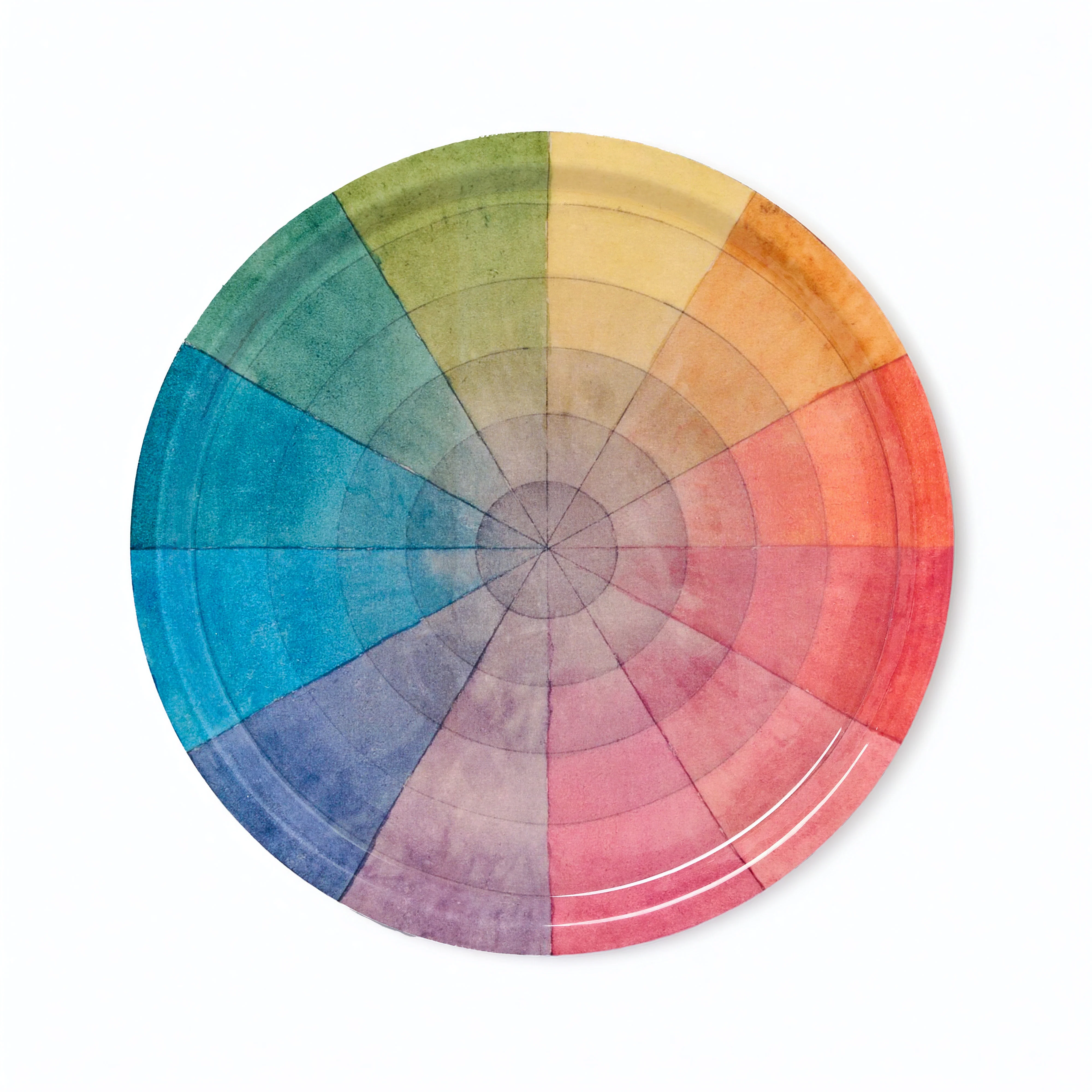 Colour Wheel - Enamel Serving Tray