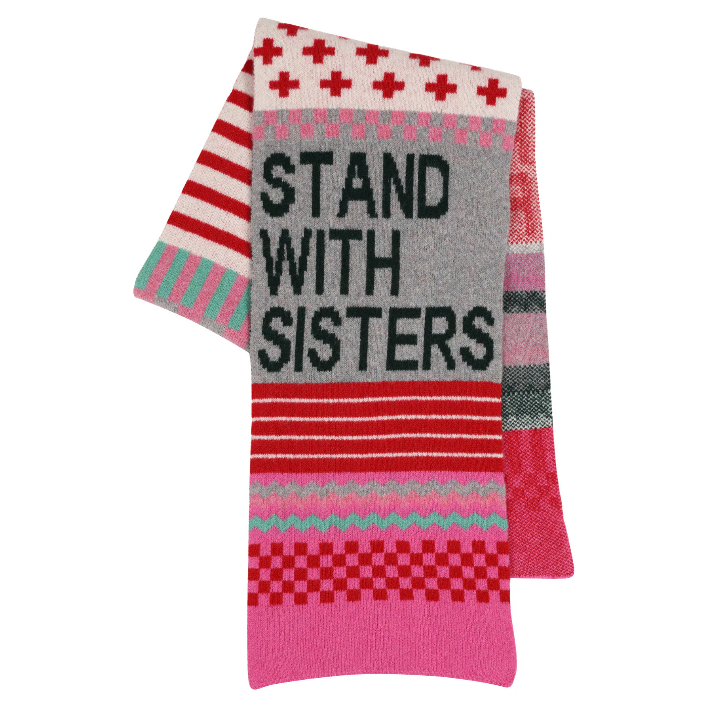 Feminist Patchwork Scarf - Image 5