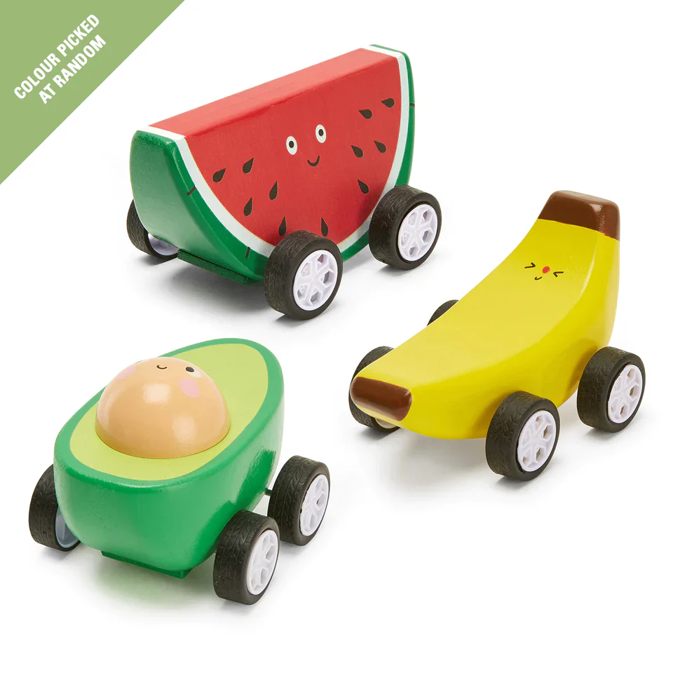 Kidoki Fruit-Fun Pullback Cars