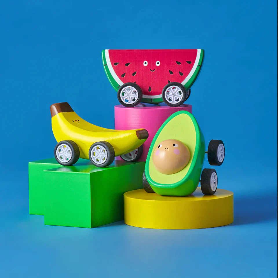 Kidoki Fruit-Fun Pullback Cars - Image 2