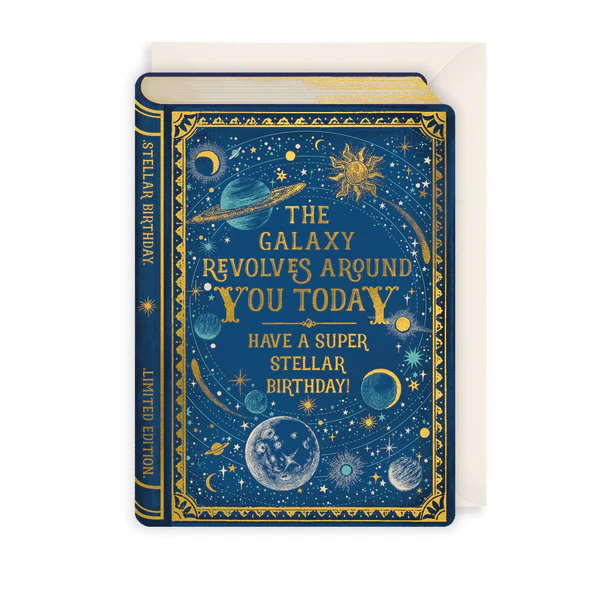 Galaxy Birthday Greetings Card