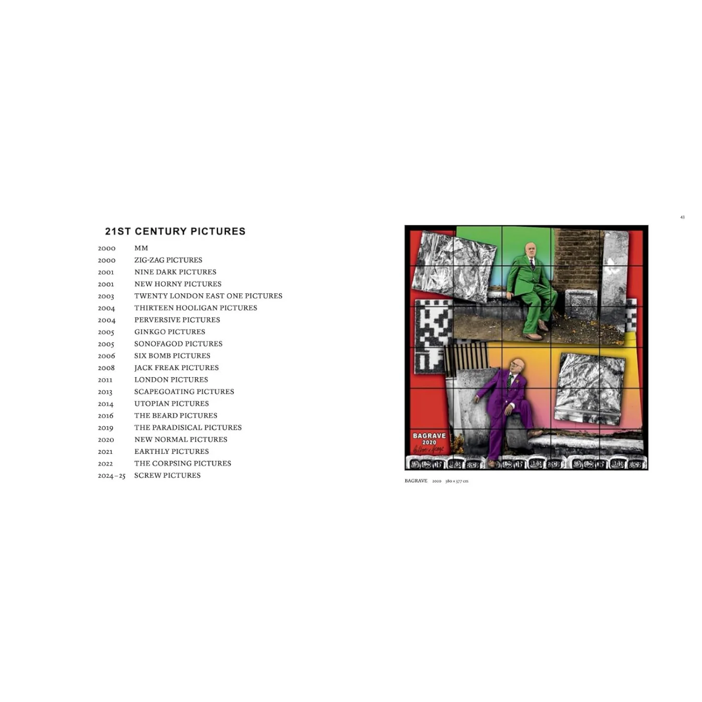 Gilbert & George: 21st Century Pictures Catalogue - Image 7