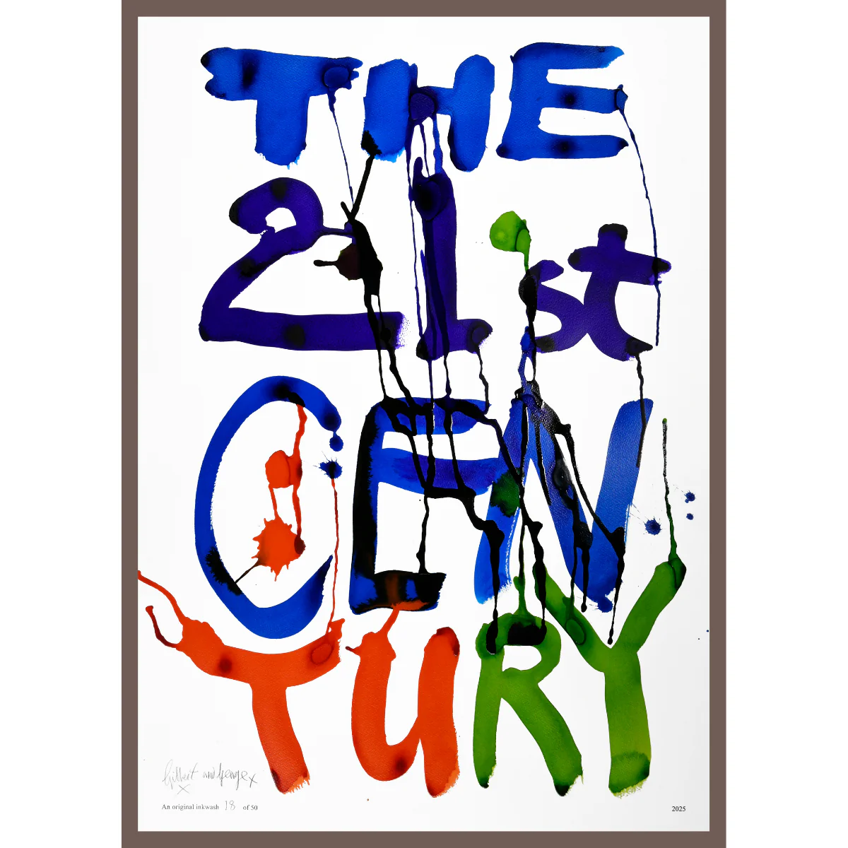 THE 21ST CENTURY by Gilbert & George | Limited Edition Inkwash (Vertical) - Image 11