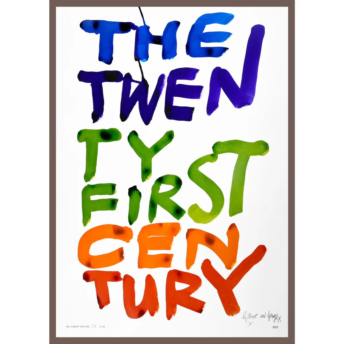 THE 21ST CENTURY by Gilbert & George | Limited Edition Inkwash (Vertical) - Image 13