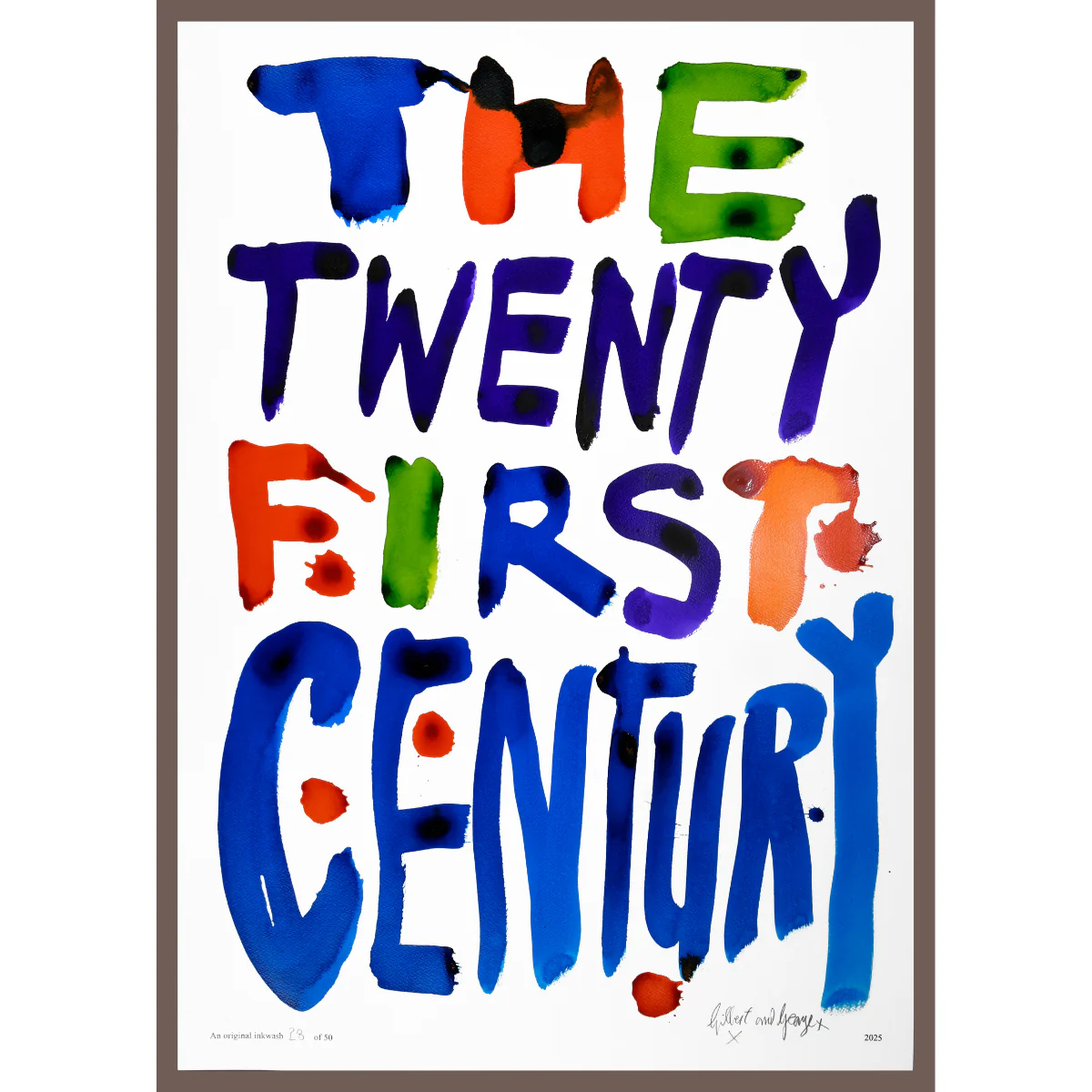 THE 21ST CENTURY by Gilbert & George | Limited Edition Inkwash (Vertical) - Image 14