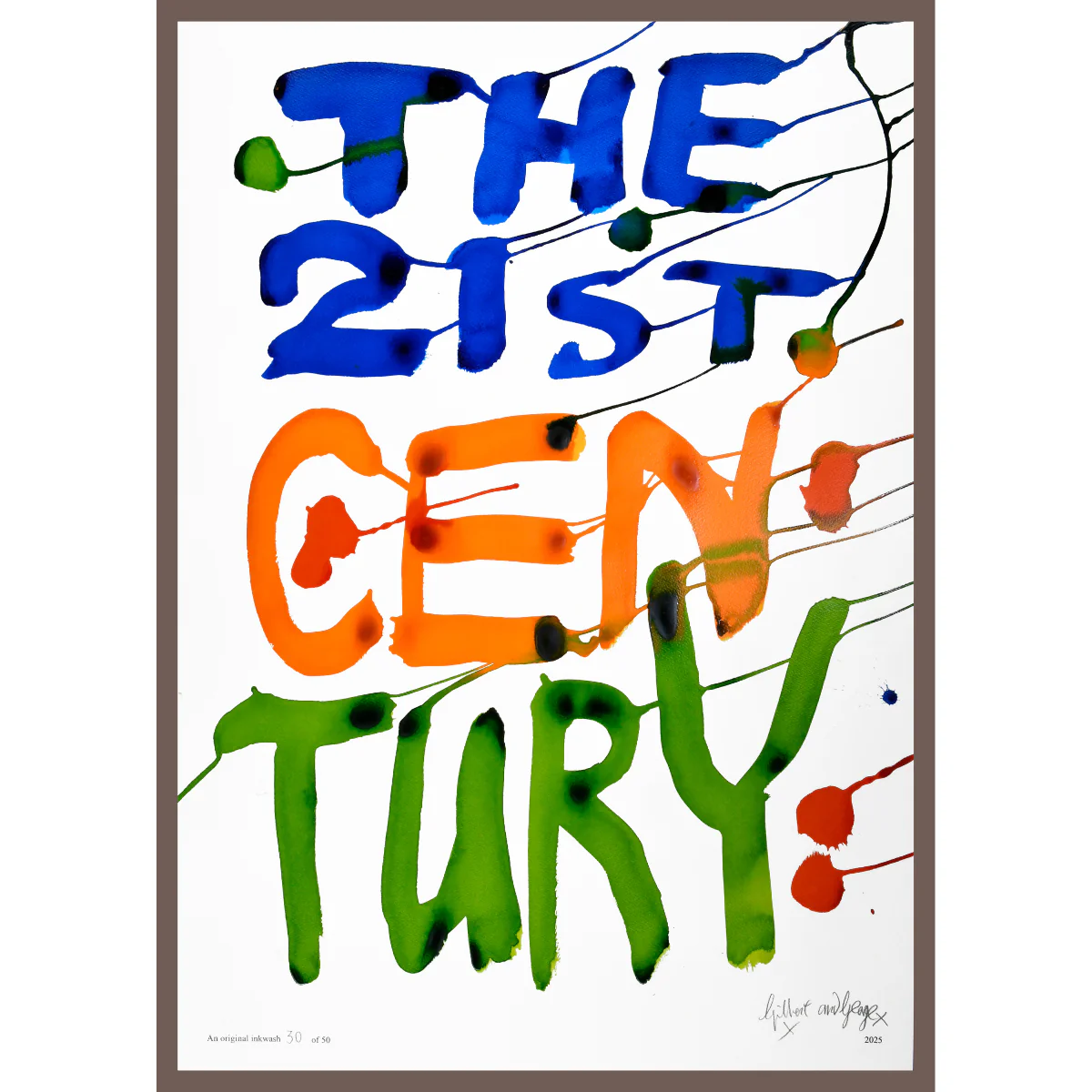 THE 21ST CENTURY by Gilbert & George | Limited Edition Inkwash (Vertical) - Image 15