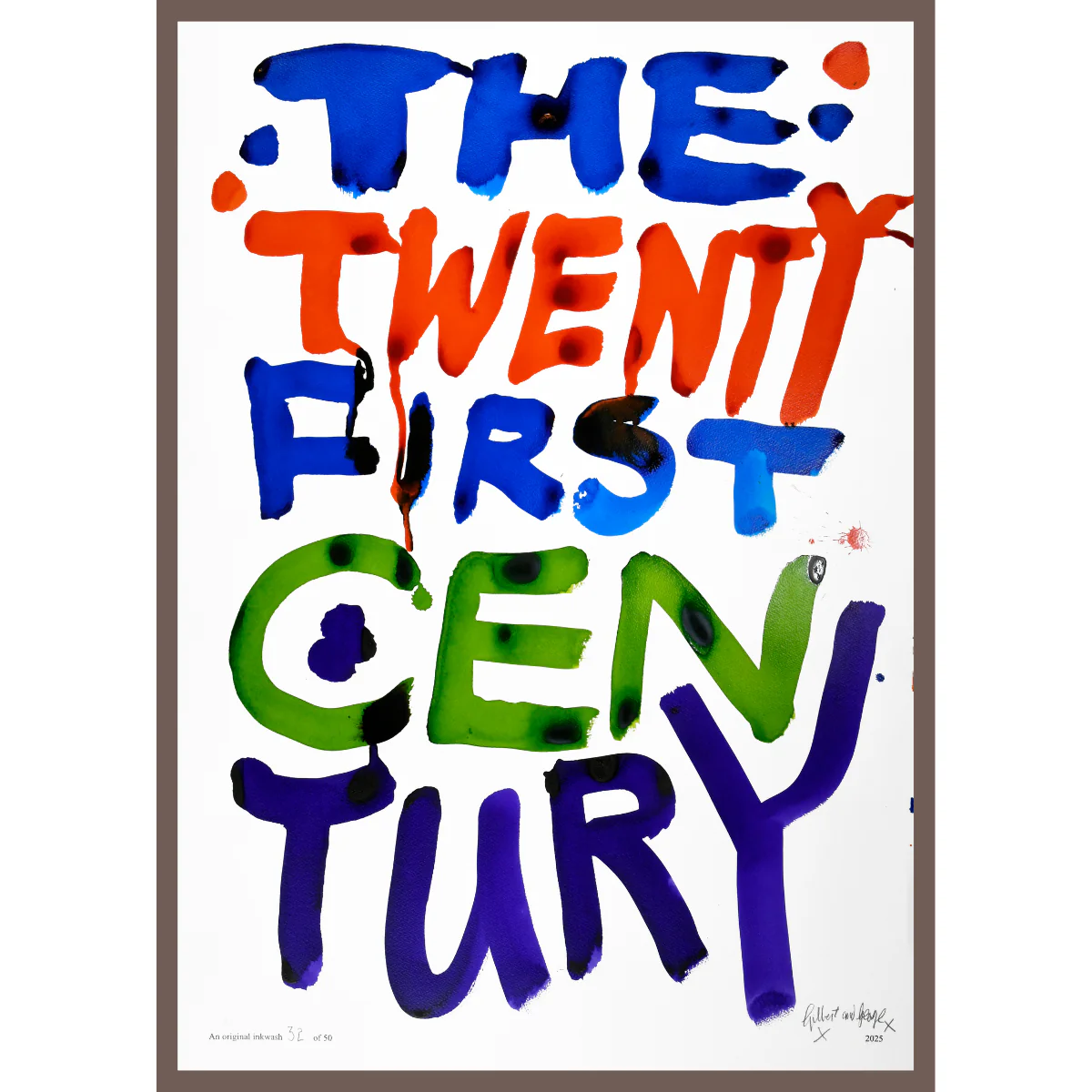 THE 21ST CENTURY by Gilbert & George | Limited Edition Inkwash (Vertical) - Image 16