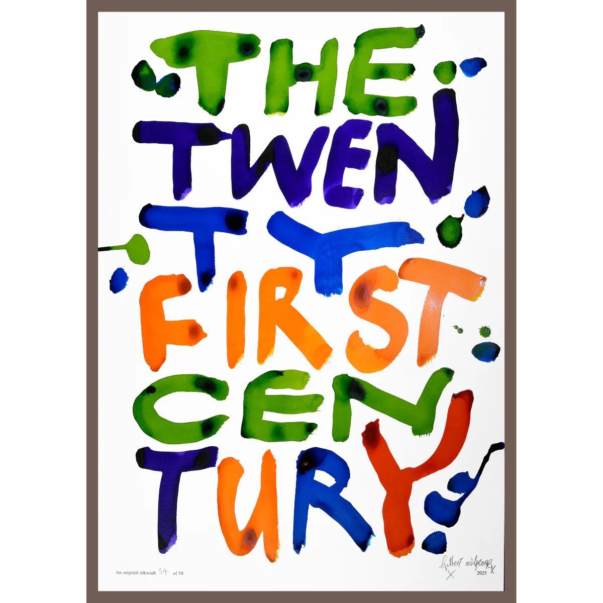 THE 21ST CENTURY by Gilbert & George | Limited Edition Inkwash (Vertical) - Image 17
