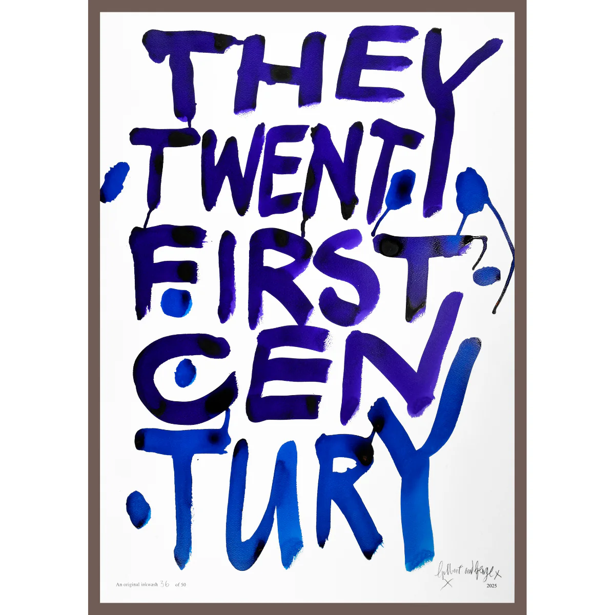 THE 21ST CENTURY by Gilbert & George | Limited Edition Inkwash (Vertical) - Image 18