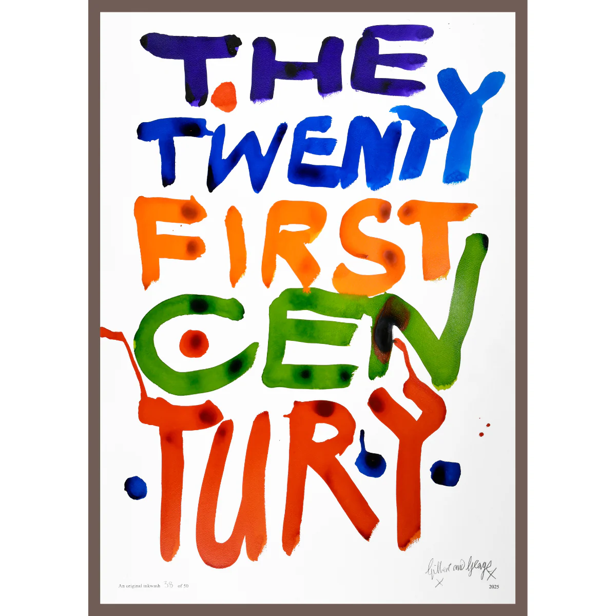 THE 21ST CENTURY by Gilbert & George | Limited Edition Inkwash (Vertical) - Image 19