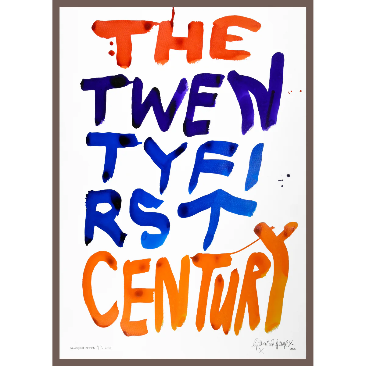THE 21ST CENTURY by Gilbert & George | Limited Edition Inkwash (Vertical) - Image 21
