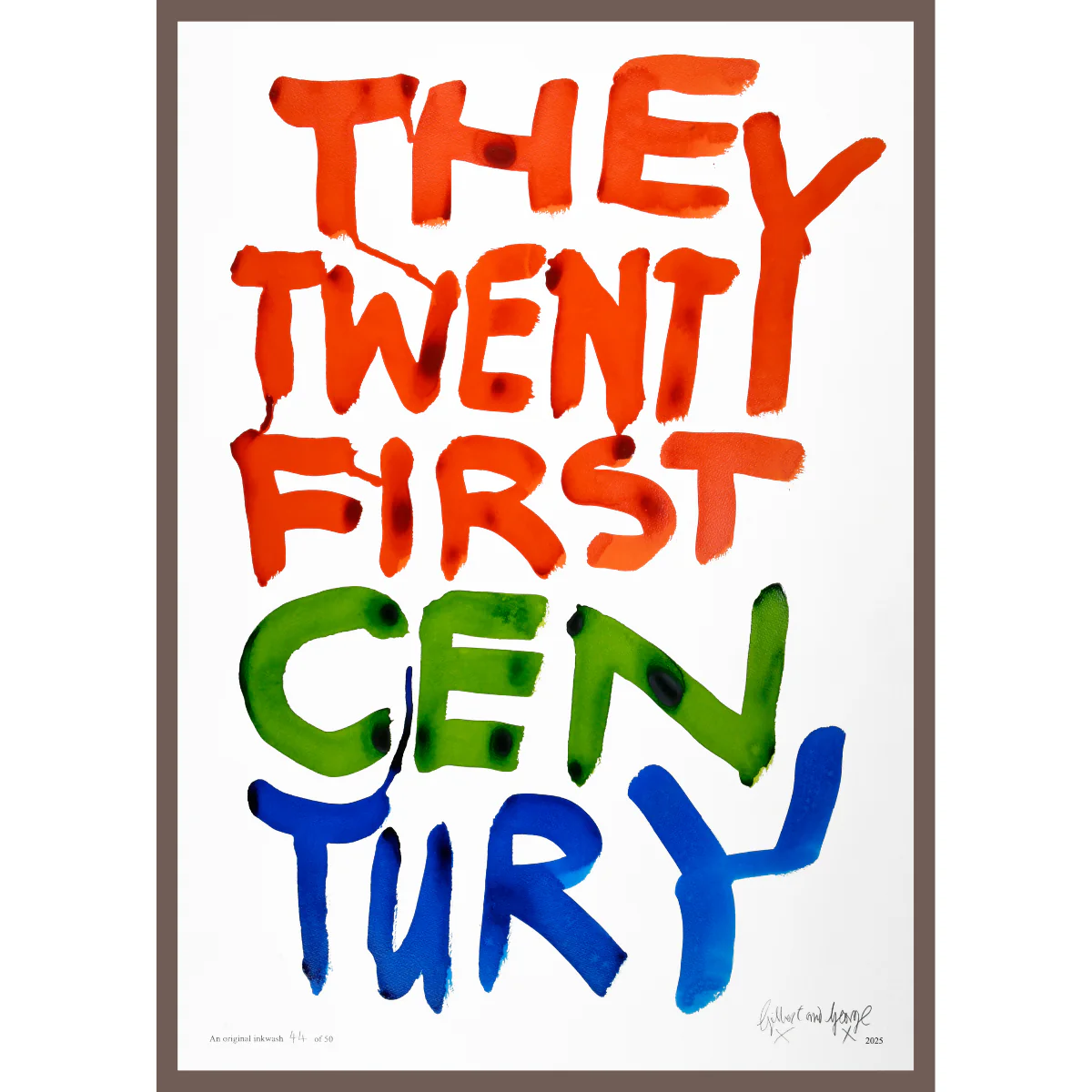 THE 21ST CENTURY by Gilbert & George | Limited Edition Inkwash (Vertical) - Image 22