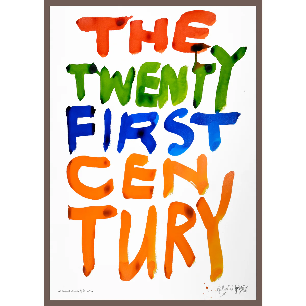 THE 21ST CENTURY by Gilbert & George | Limited Edition Inkwash (Vertical) - Image 23