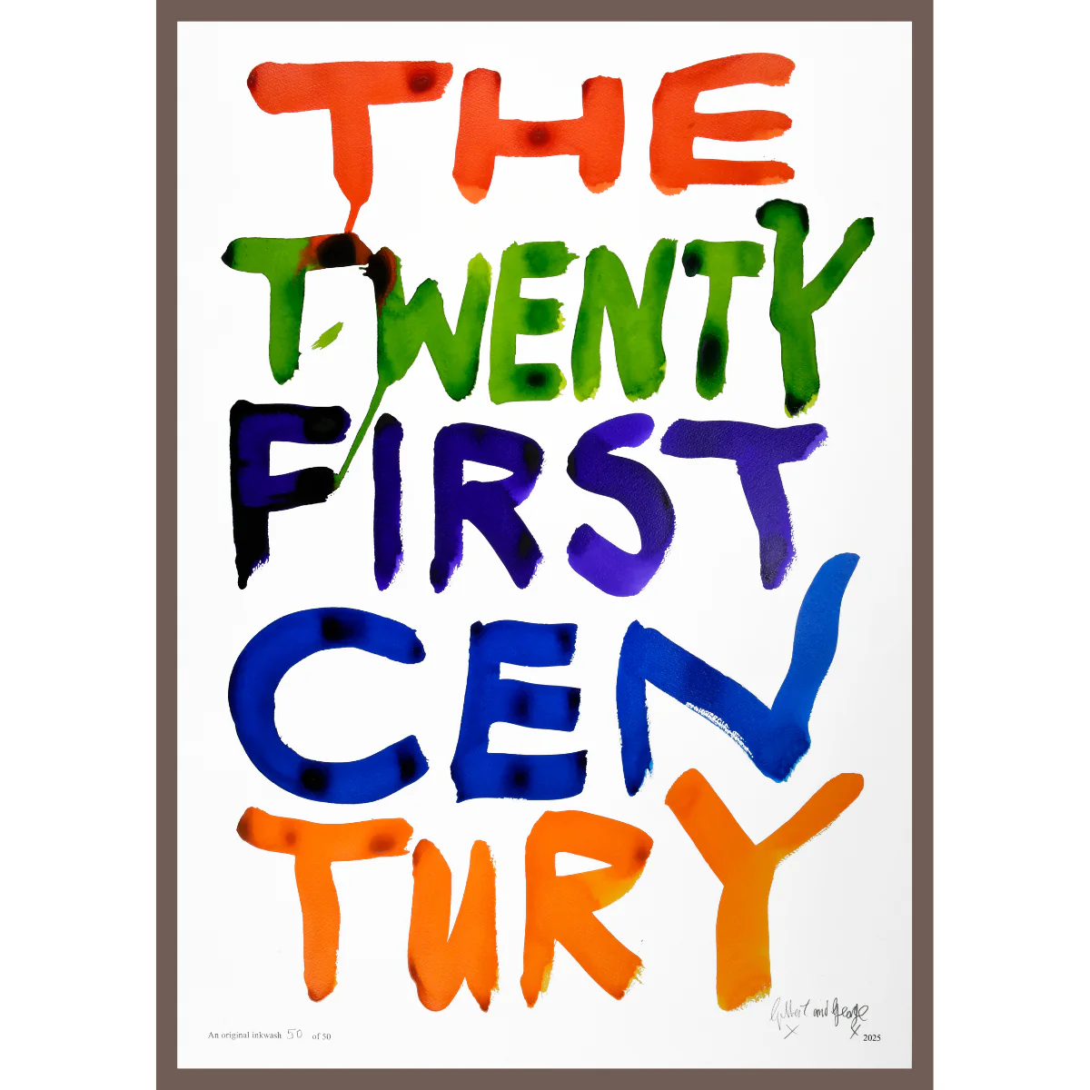 THE 21ST CENTURY by Gilbert & George | Limited Edition Inkwash (Vertical) - Image 25