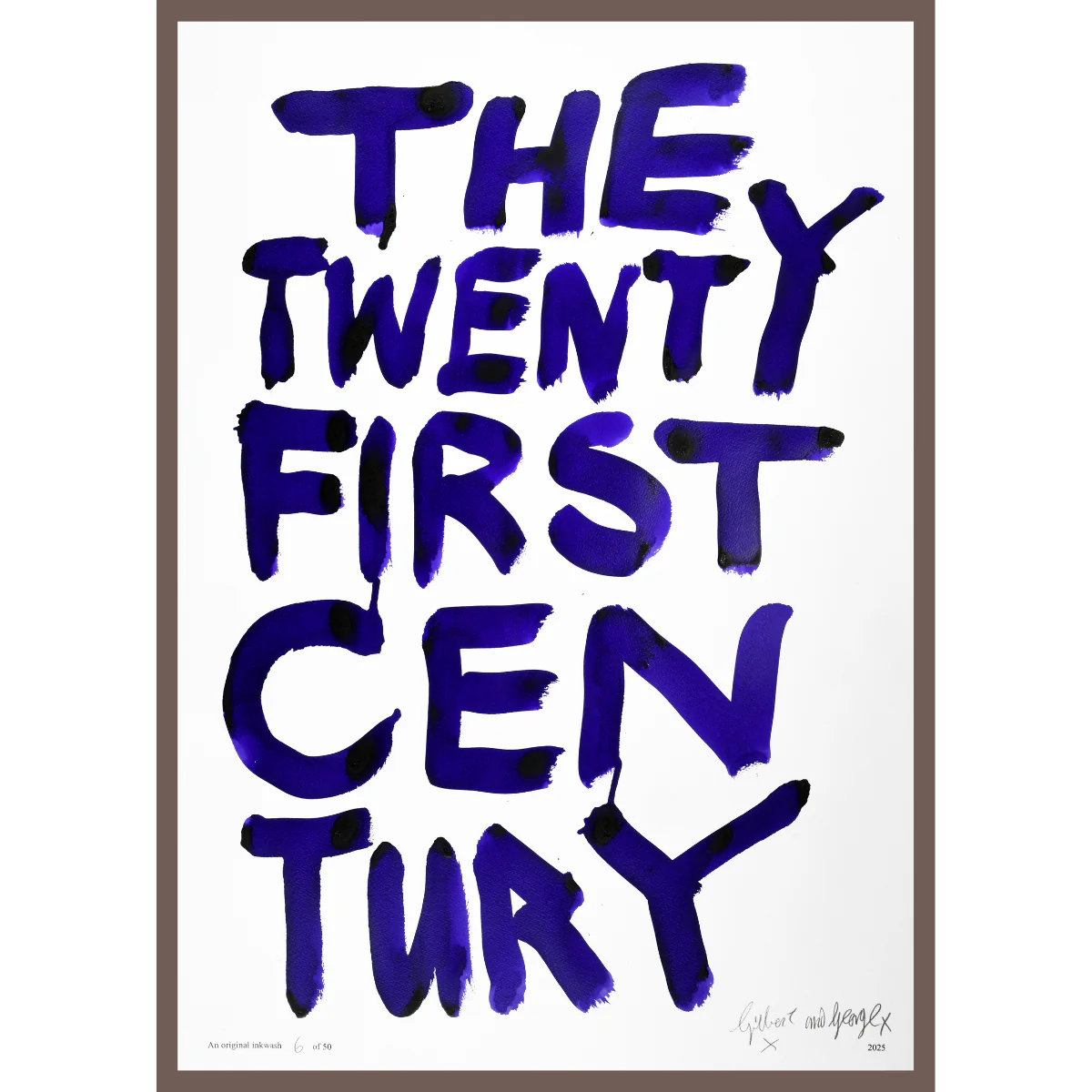 THE 21ST CENTURY by Gilbert & George | Limited Edition Inkwash (Vertical) - Image 5