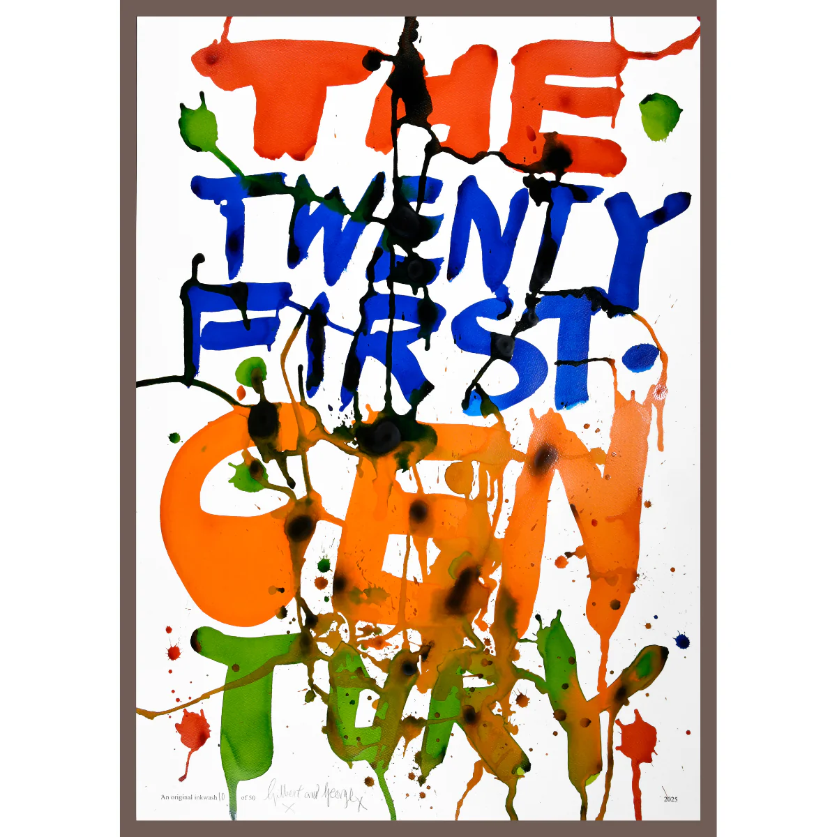 THE 21ST CENTURY by Gilbert & George | Limited Edition Inkwash (Vertical) - Image 7