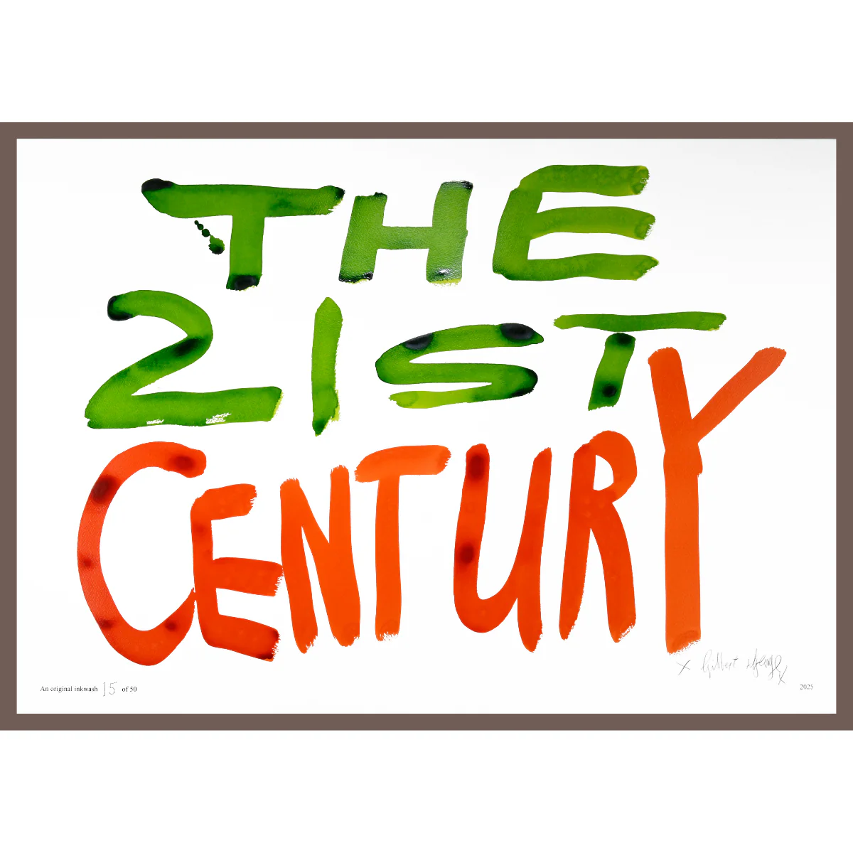 THE 21ST CENTURY by Gilbert & George | Limited Edition Inkwash (Horizontal) - Image 10