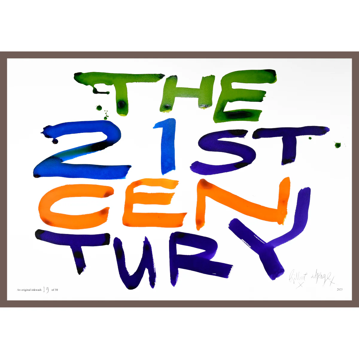 THE 21ST CENTURY by Gilbert & George | Limited Edition Inkwash (Horizontal) - Image 12
