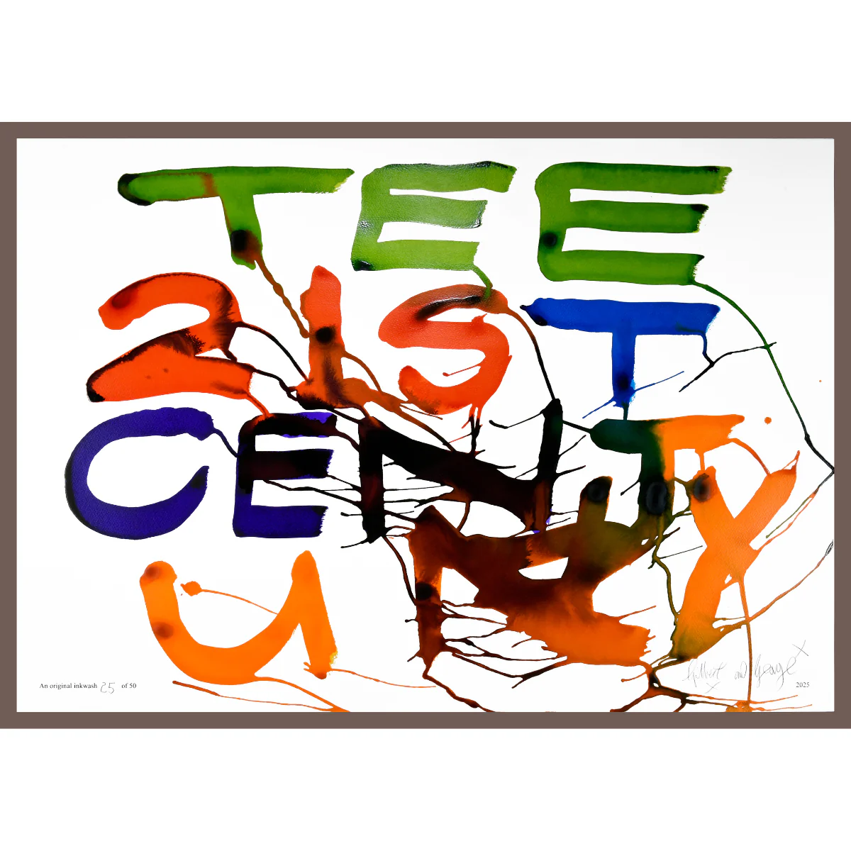 THE 21ST CENTURY by Gilbert & George | Limited Edition Inkwash (Horizontal) - Image 14