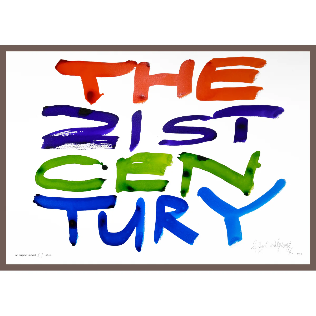 THE 21ST CENTURY by Gilbert & George | Limited Edition Inkwash (Horizontal) - Image 15